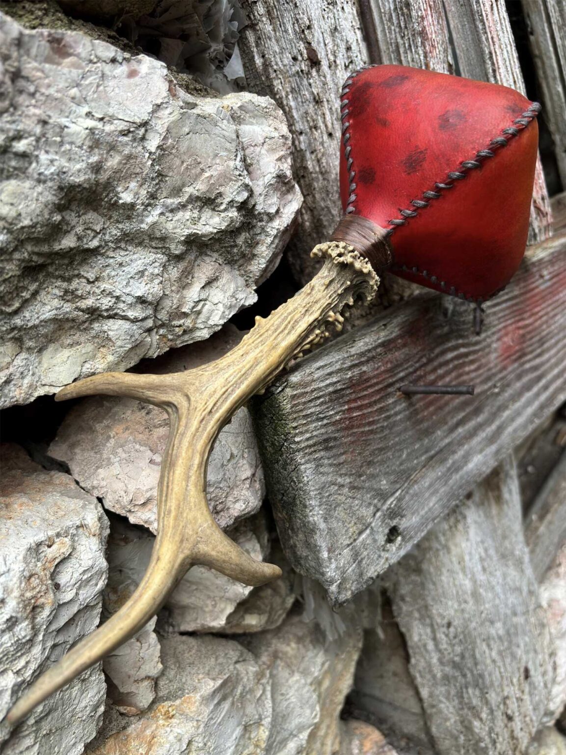 Shaman Rattle,Shamanic Shaker,Deer Antler - Image 3