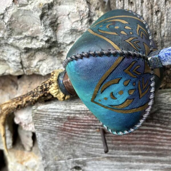 12" Large, Shaman Rattle,Shamanic Shaker