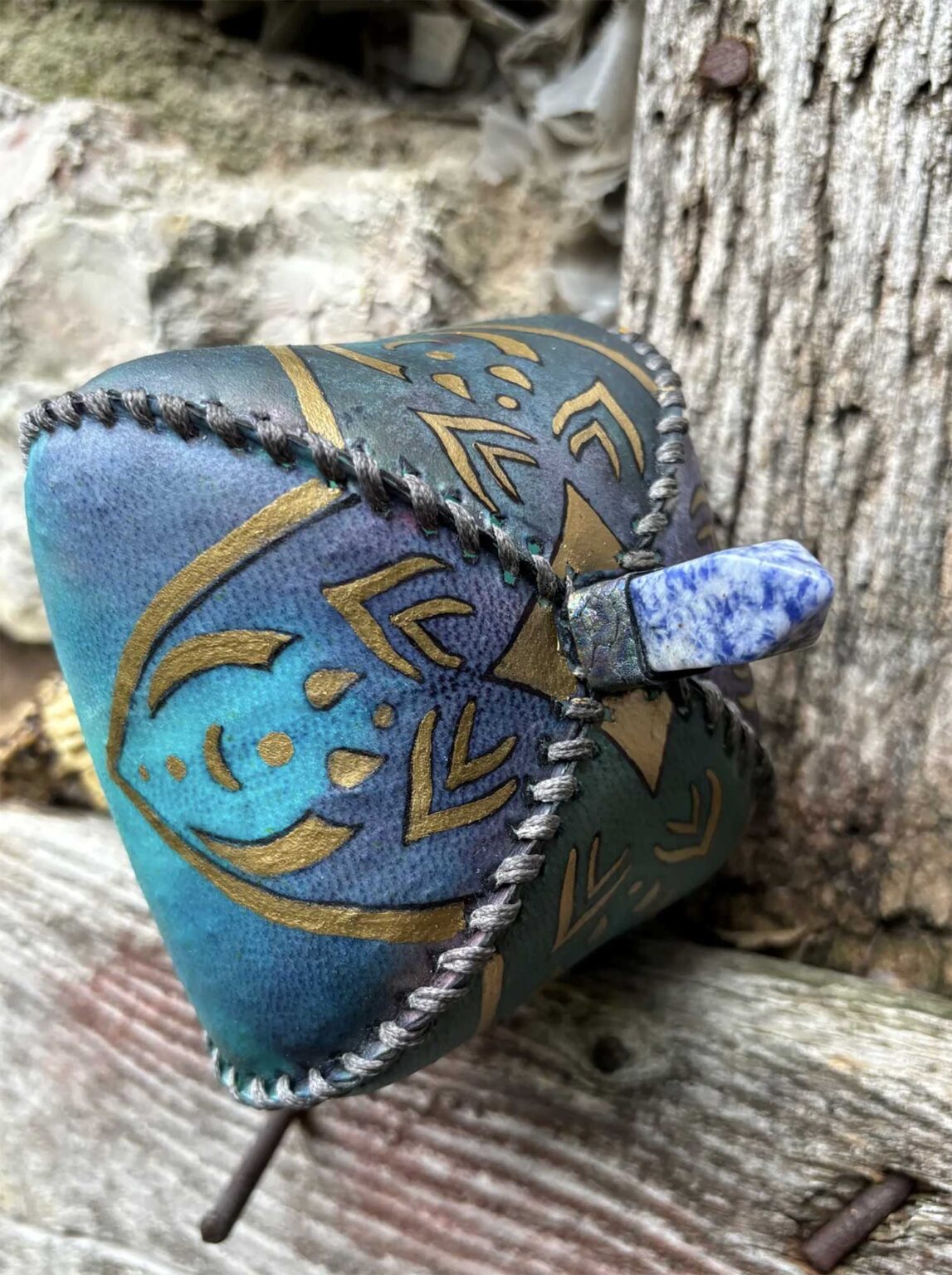 12" Large, Shaman Rattle,Shamanic Shaker - Image 4