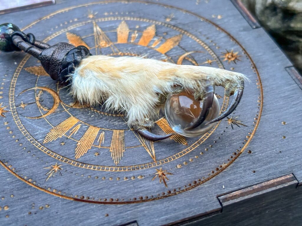 Long Eared Owl Talisman, Clear Quartz  SOLD OUT - Image 5