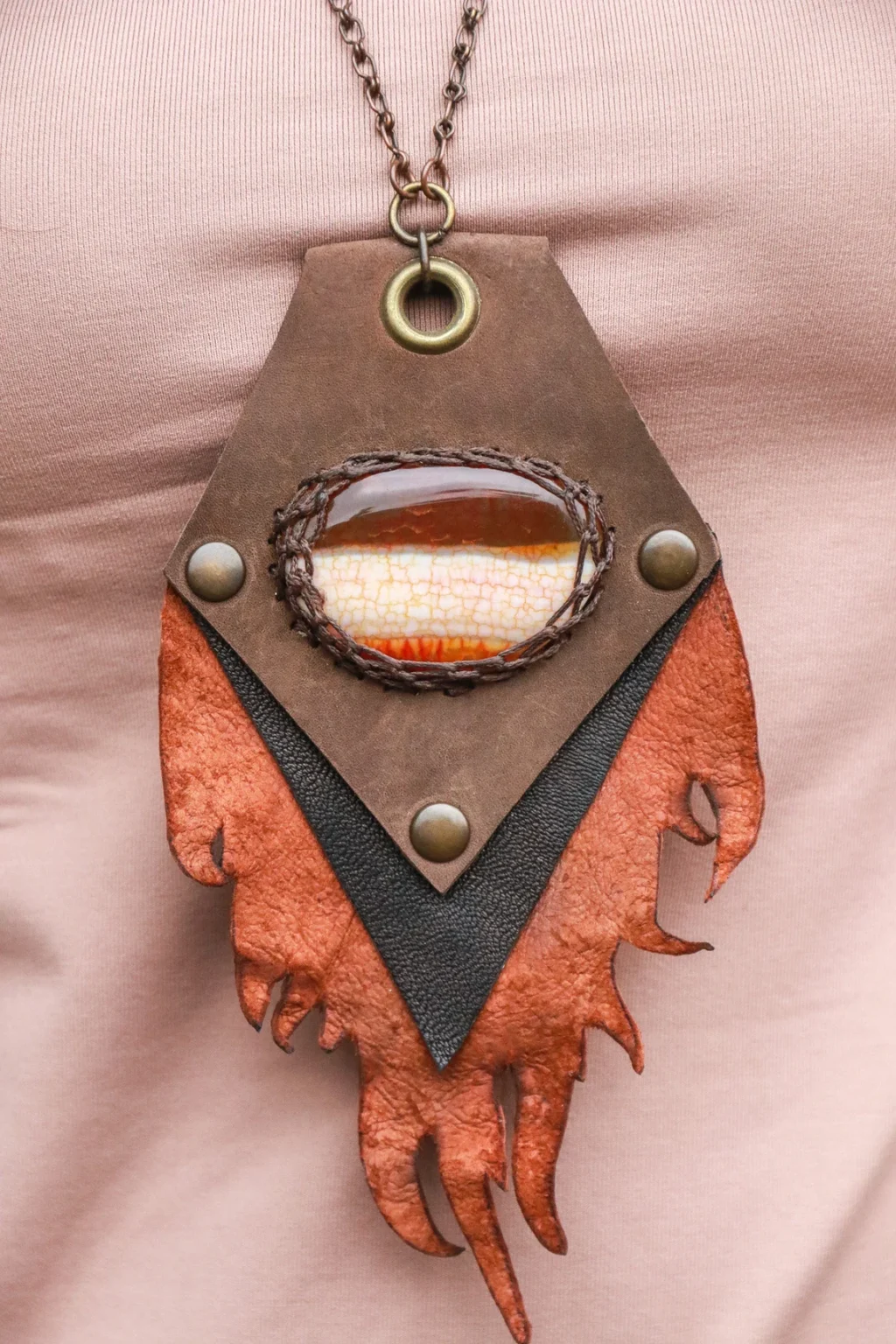 Agate Bohemian Necklace - Image 8