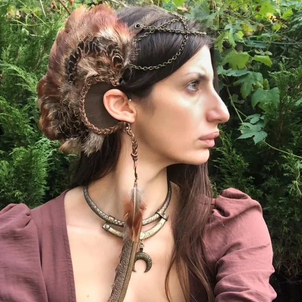 Bohemian Pheasant Headdress