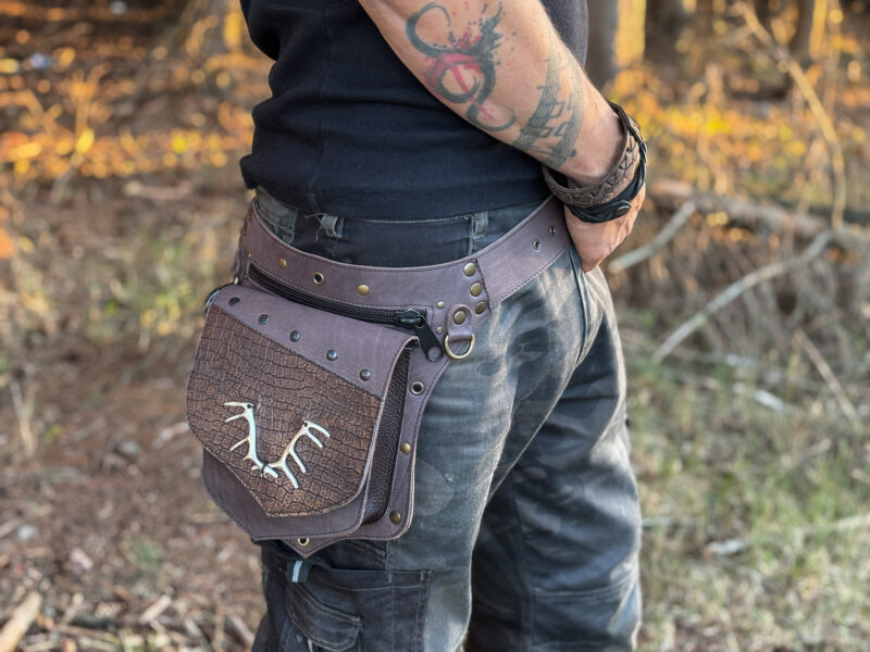 Handmade Leather Belt Bag - Image 8