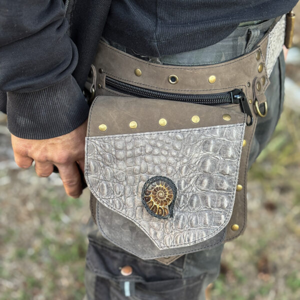 Handmade Leather Belt Bag