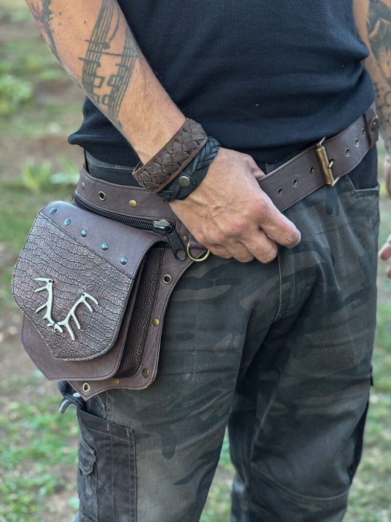 Handmade Leather Belt Bag - Image 2