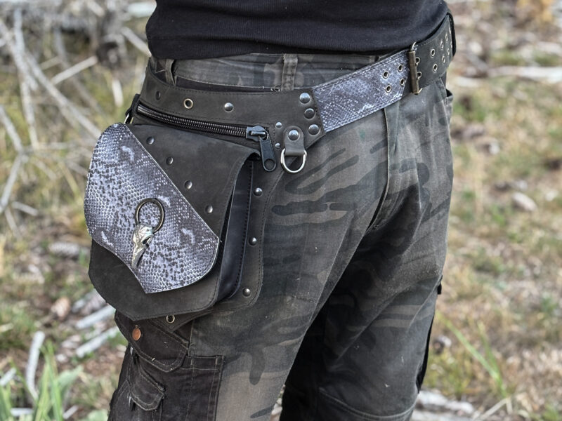 Handmade Leather Belt Bag - Image 7
