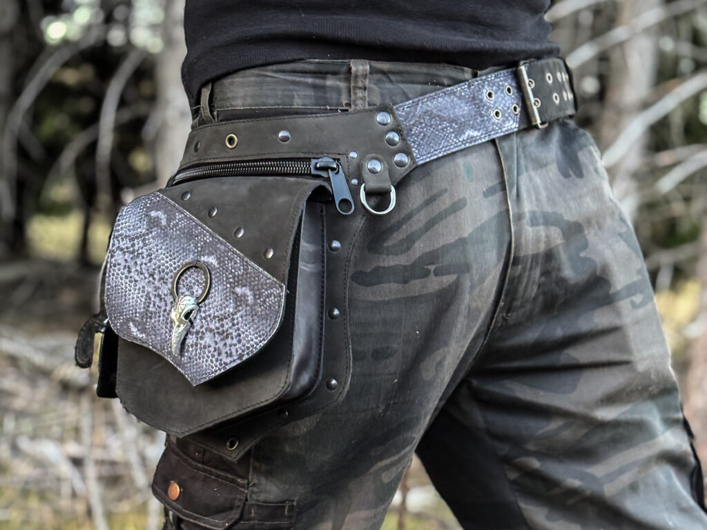 Handmade Leather Belt Bag