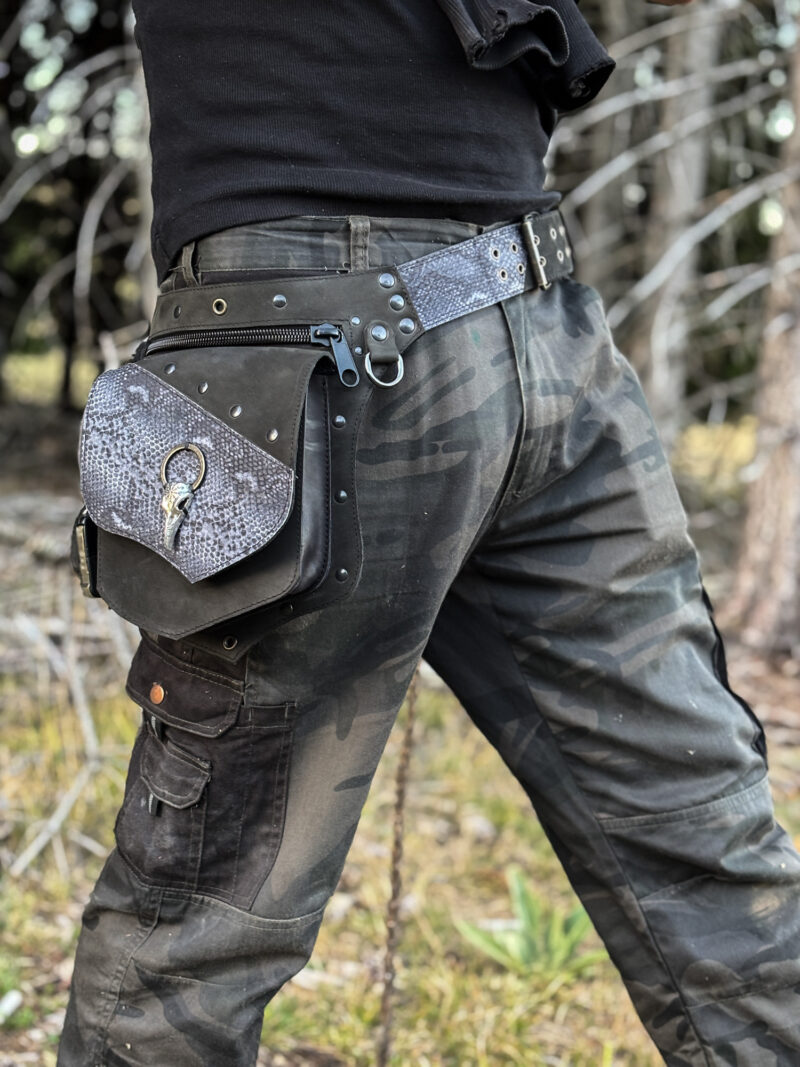 Handmade Leather Belt Bag - Image 3