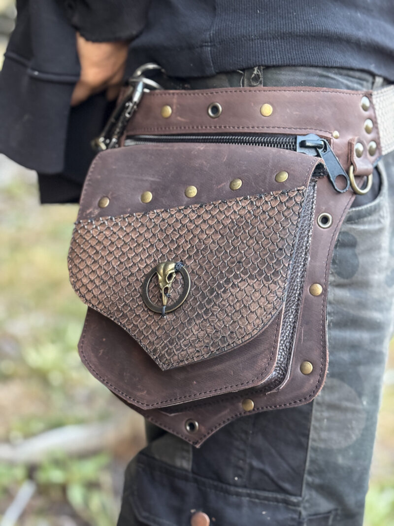 Handmade Leather Belt Bag - Image 2