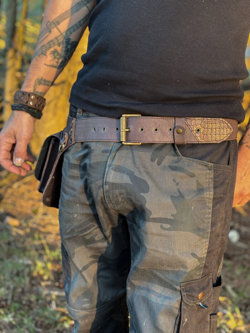 Handmade Leather Belt Bag - Image 7