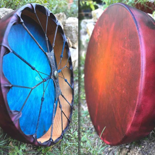 22" Goat Frame Drum , Pyrite Handle