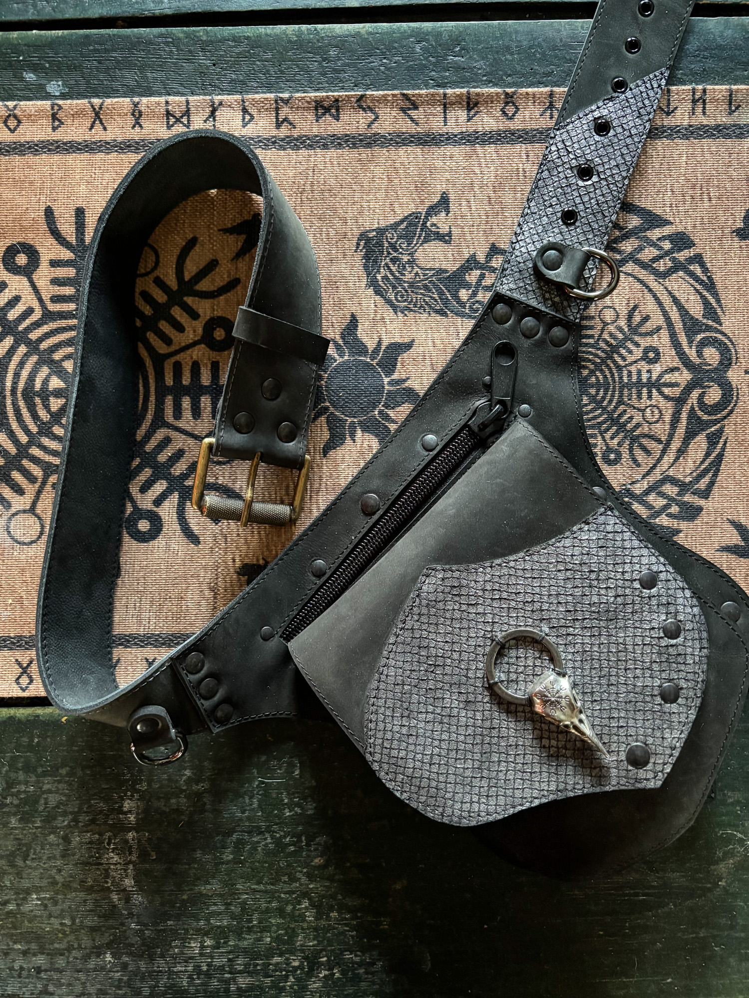 Handmade Leather Belt Bag - Image 2