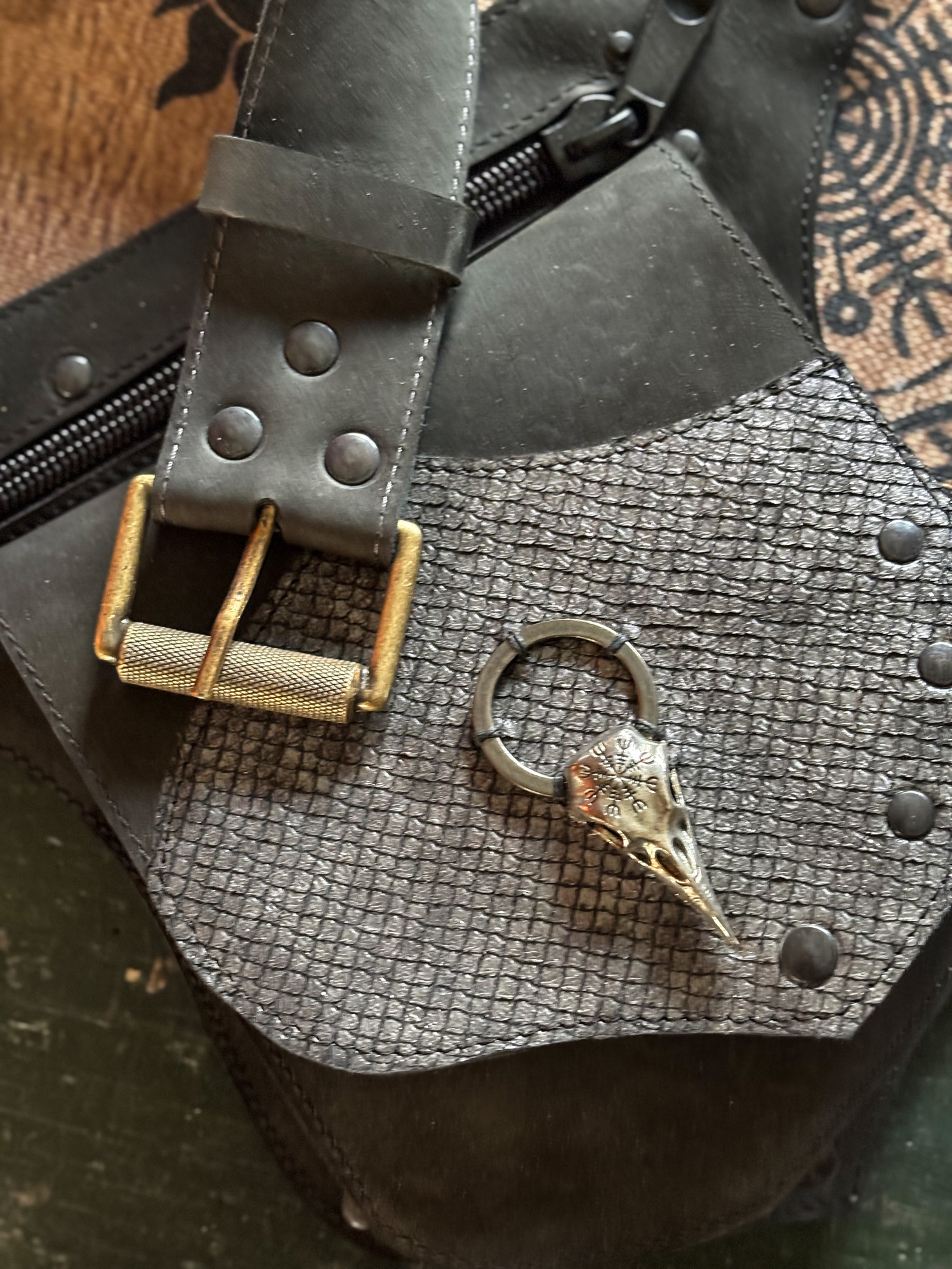 Handmade Leather Belt Bag - Image 4