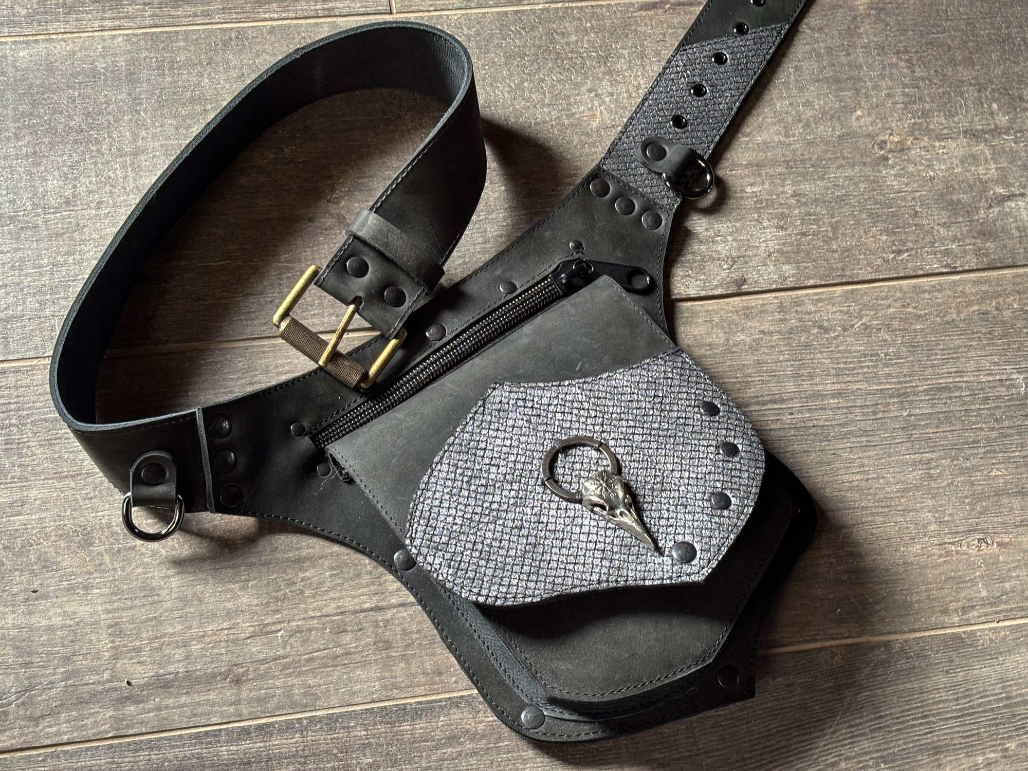 Handmade Leather Belt Bag - Image 5