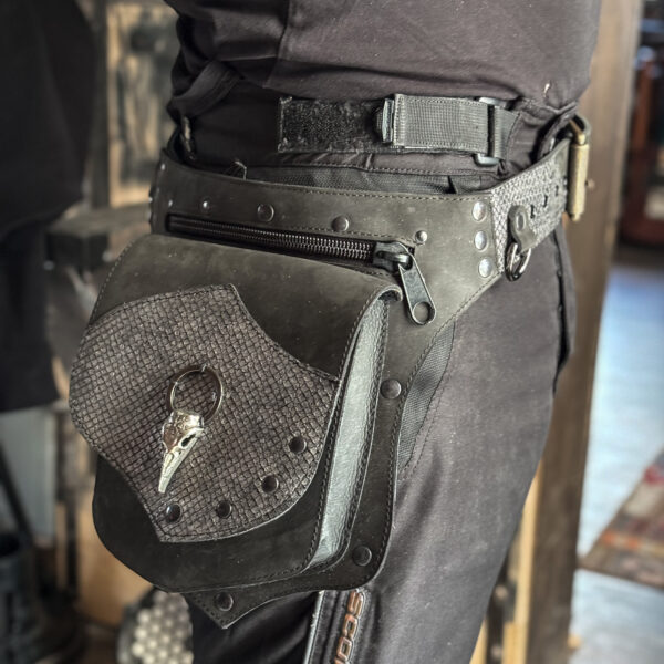 Handmade Leather Belt Bag