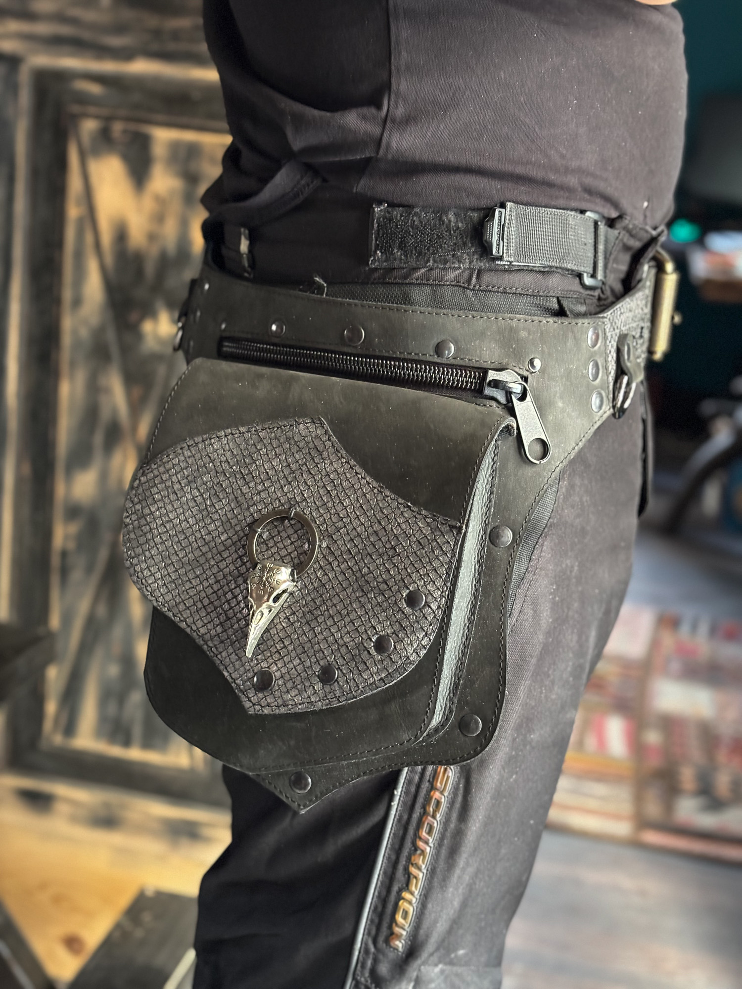 Handmade Leather Belt Bag - Image 9