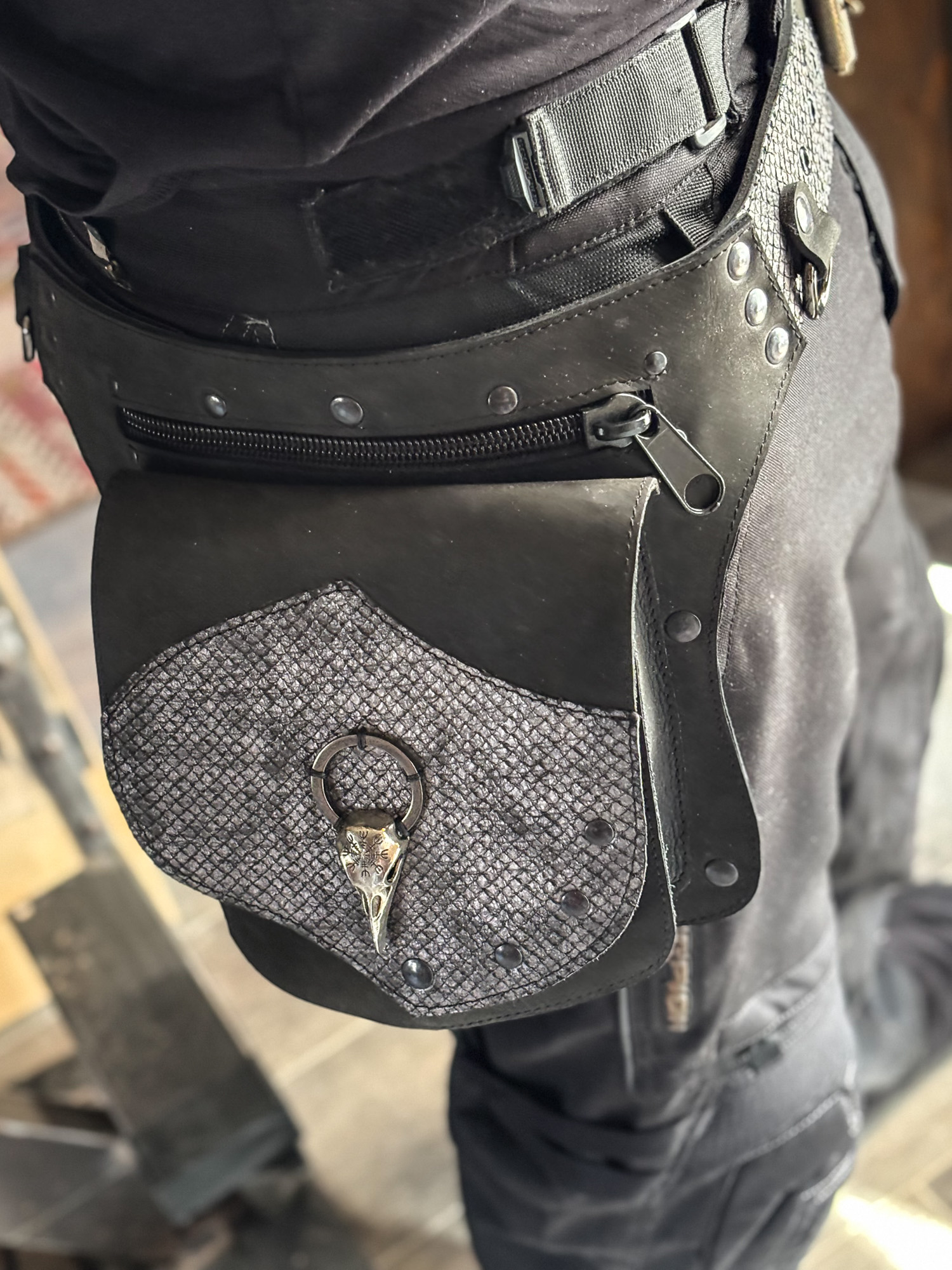 Handmade Leather Belt Bag - Image 10