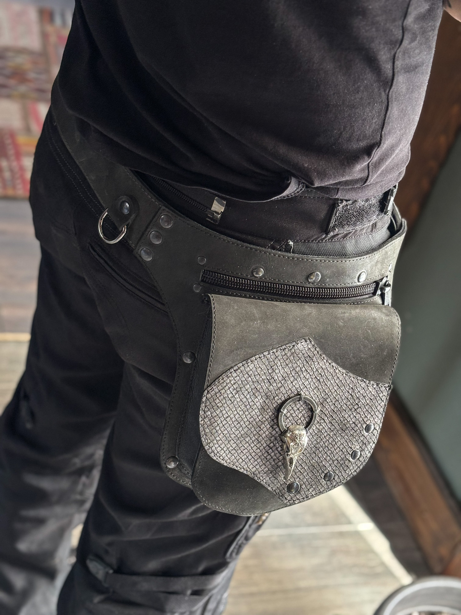 Handmade Leather Belt Bag - Image 11