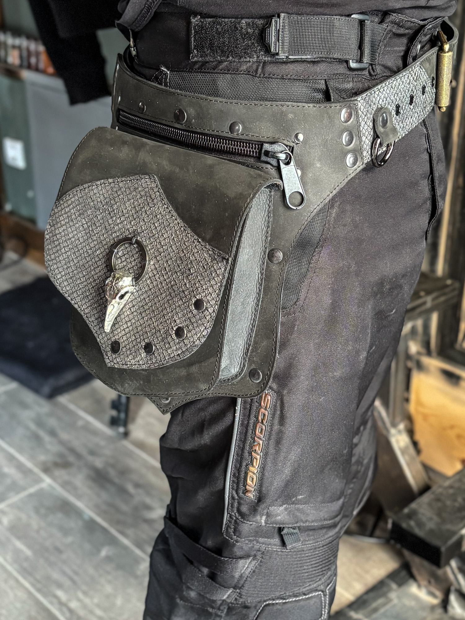 Handmade Leather Belt Bag - Image 12