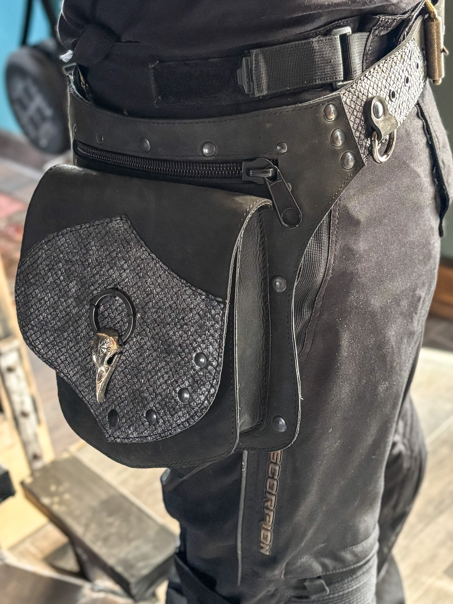 Handmade Leather Belt Bag - Image 13