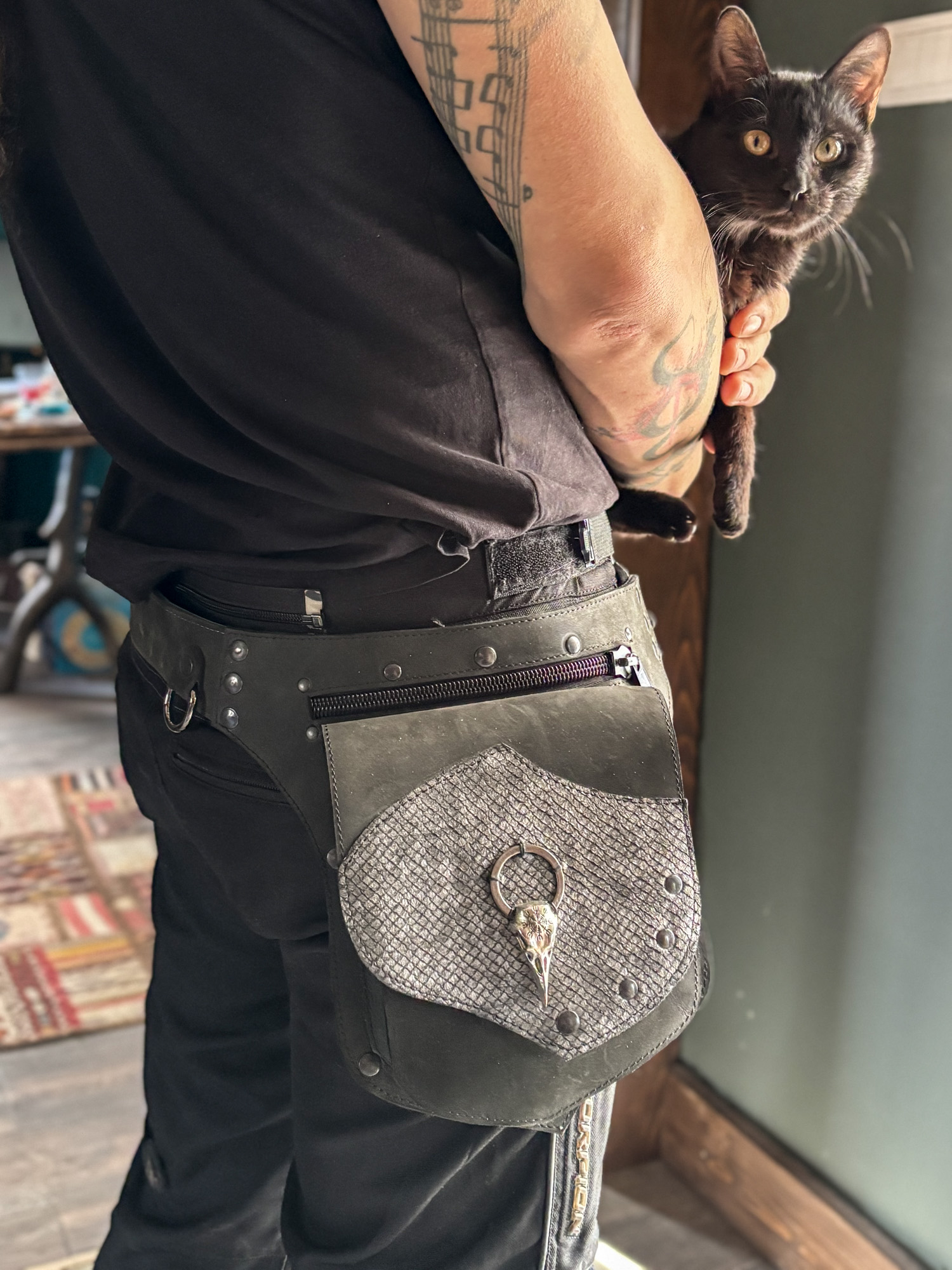 Handmade Leather Belt Bag - Image 15