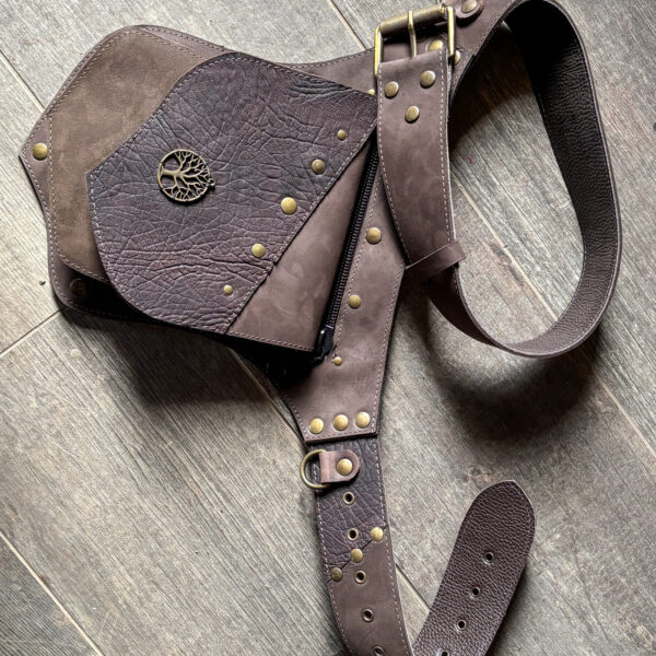 Handmade Leather Belt Bag