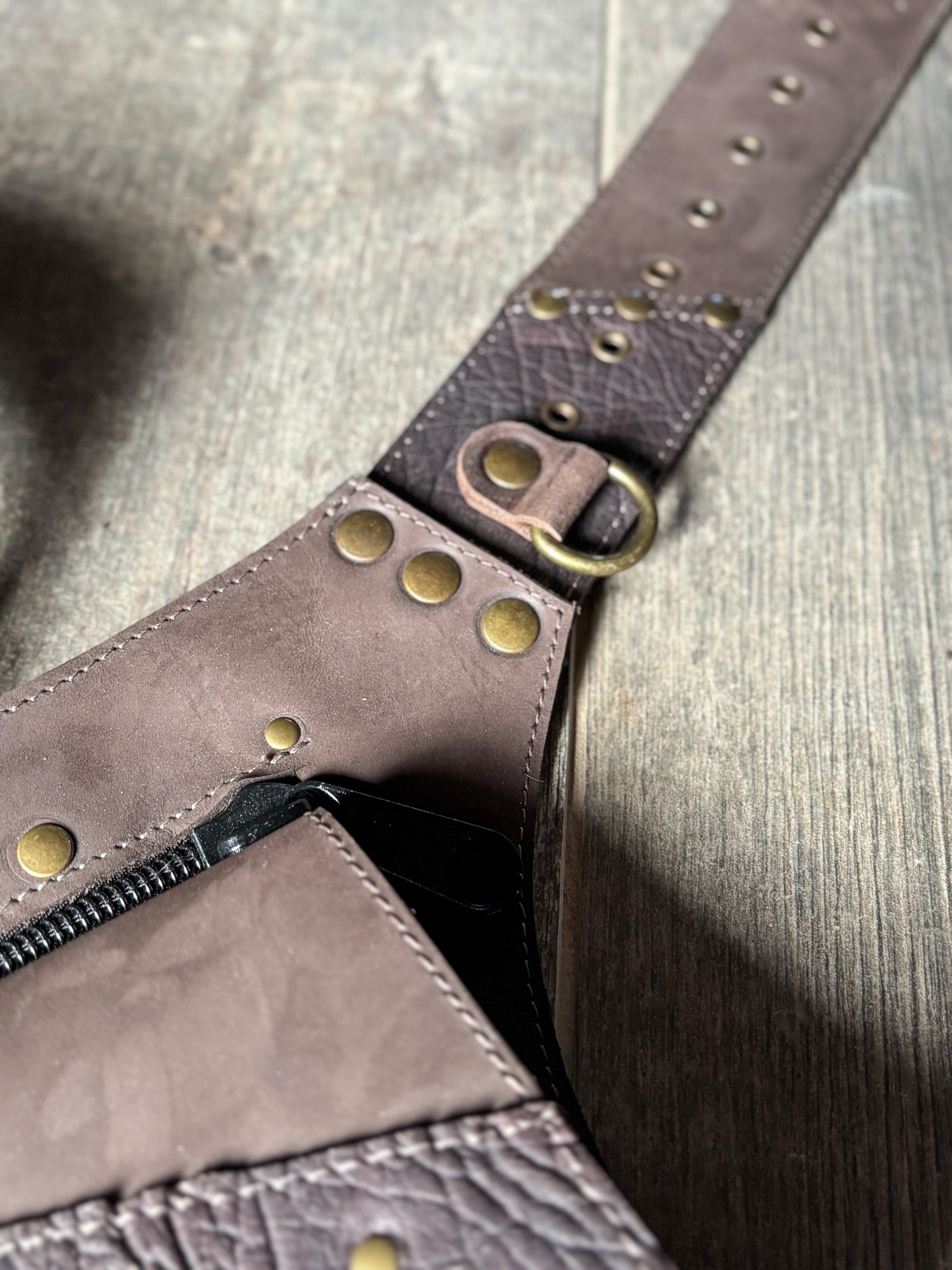 Handmade Leather Belt Bag - Image 4