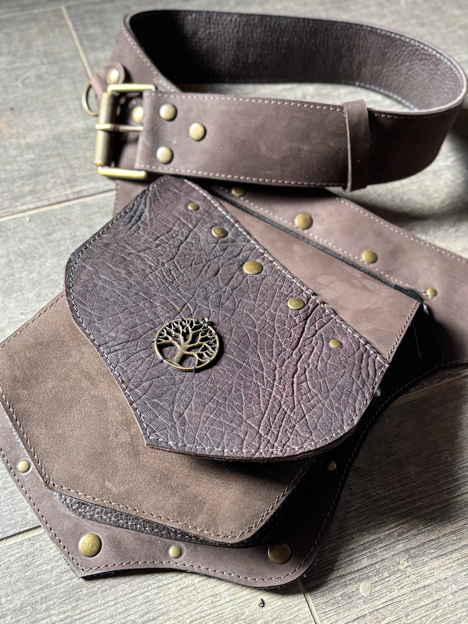 Handmade Leather Belt Bag - Image 5