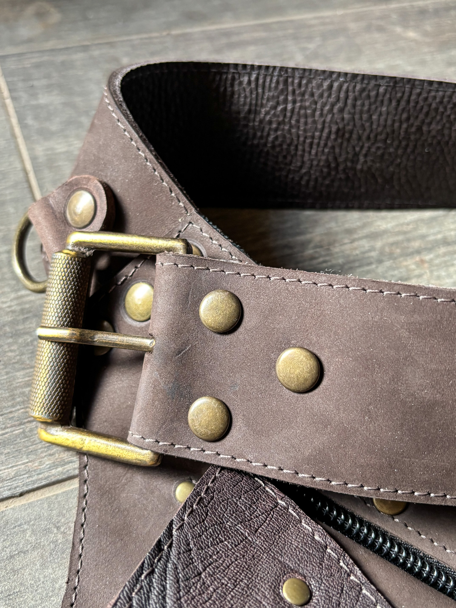 Handmade Leather Belt Bag - Image 6
