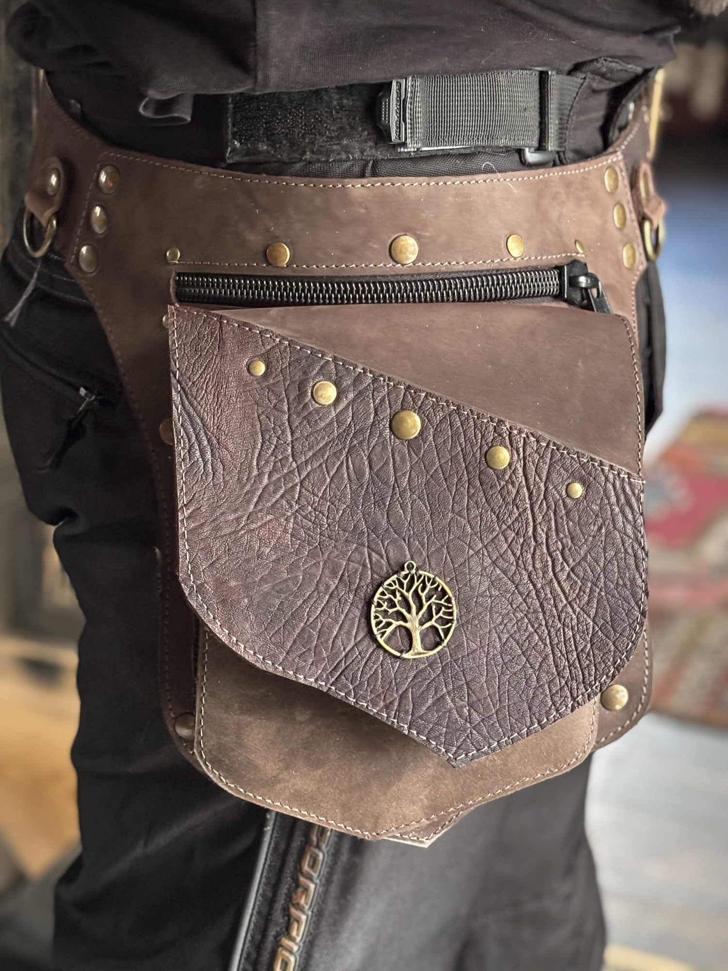 Handmade Leather Belt Bag - Image 9