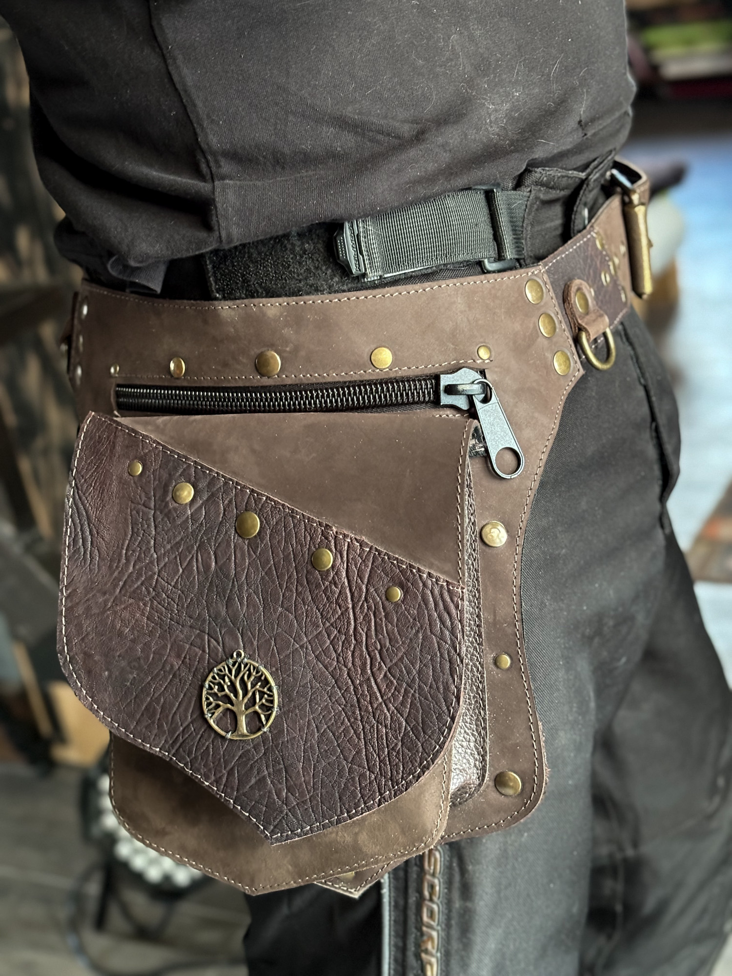 Handmade Leather Belt Bag - Image 10