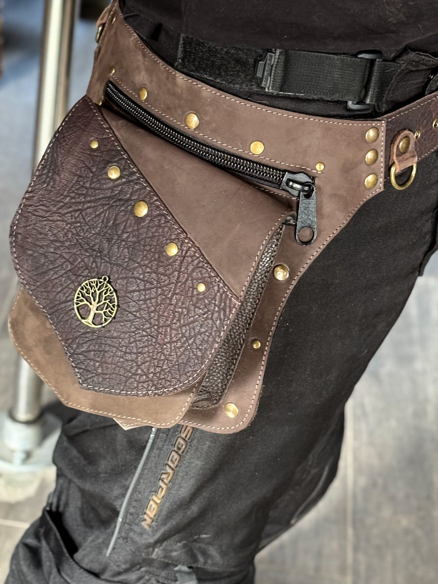 Handmade Leather Belt Bag - Image 11